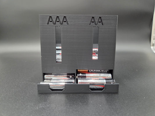 Battery Storage Dispenser Case Holder Box Organizer AA - AAA