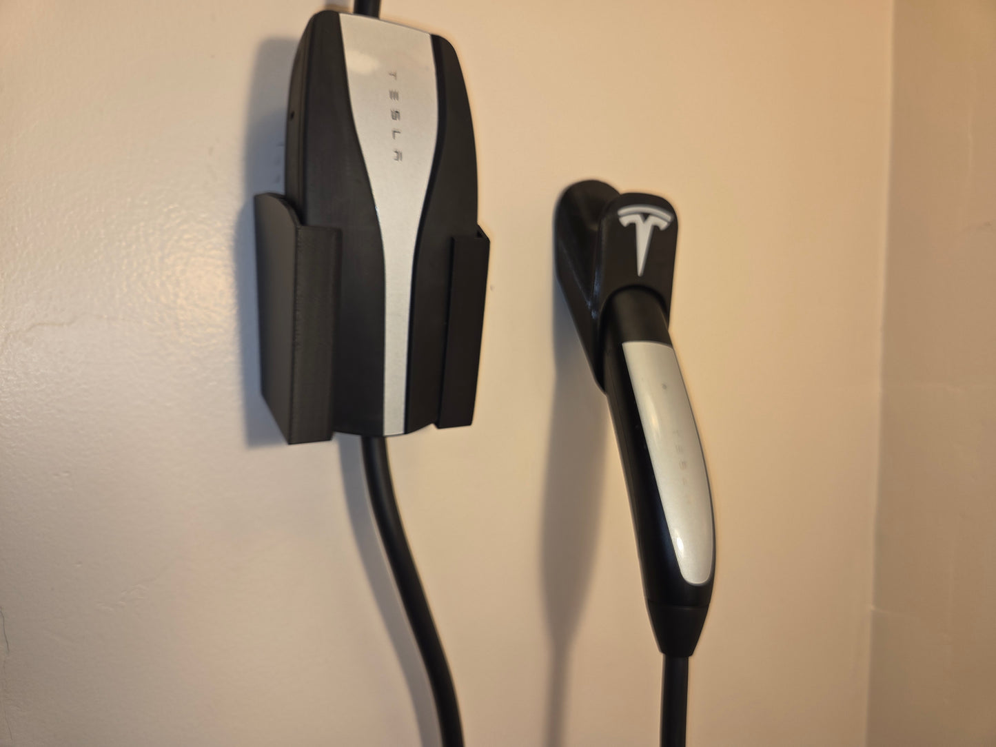 2-Piece Wall Mount Kit for Tesla Charger – Cable Dock and Handle Holder