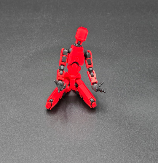 T13 Dummy 13 Action Figure 3D printed Red White or Blue