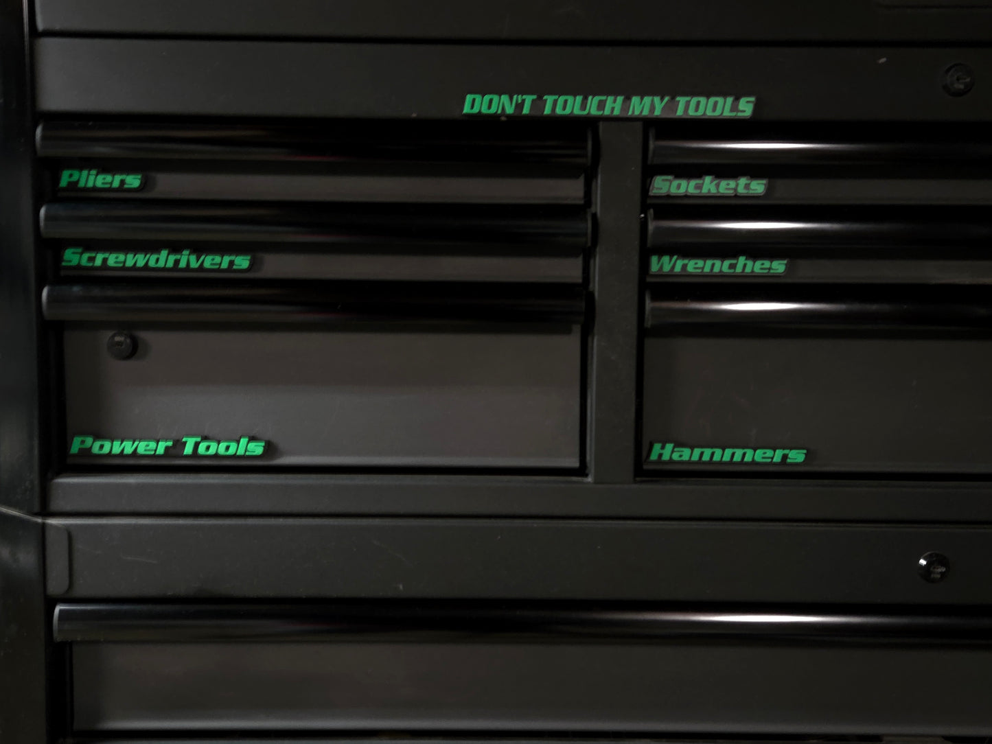 Magnetic Tool Box Labels – 3D Drawer Organizer Magnets – Multiple Colors Options