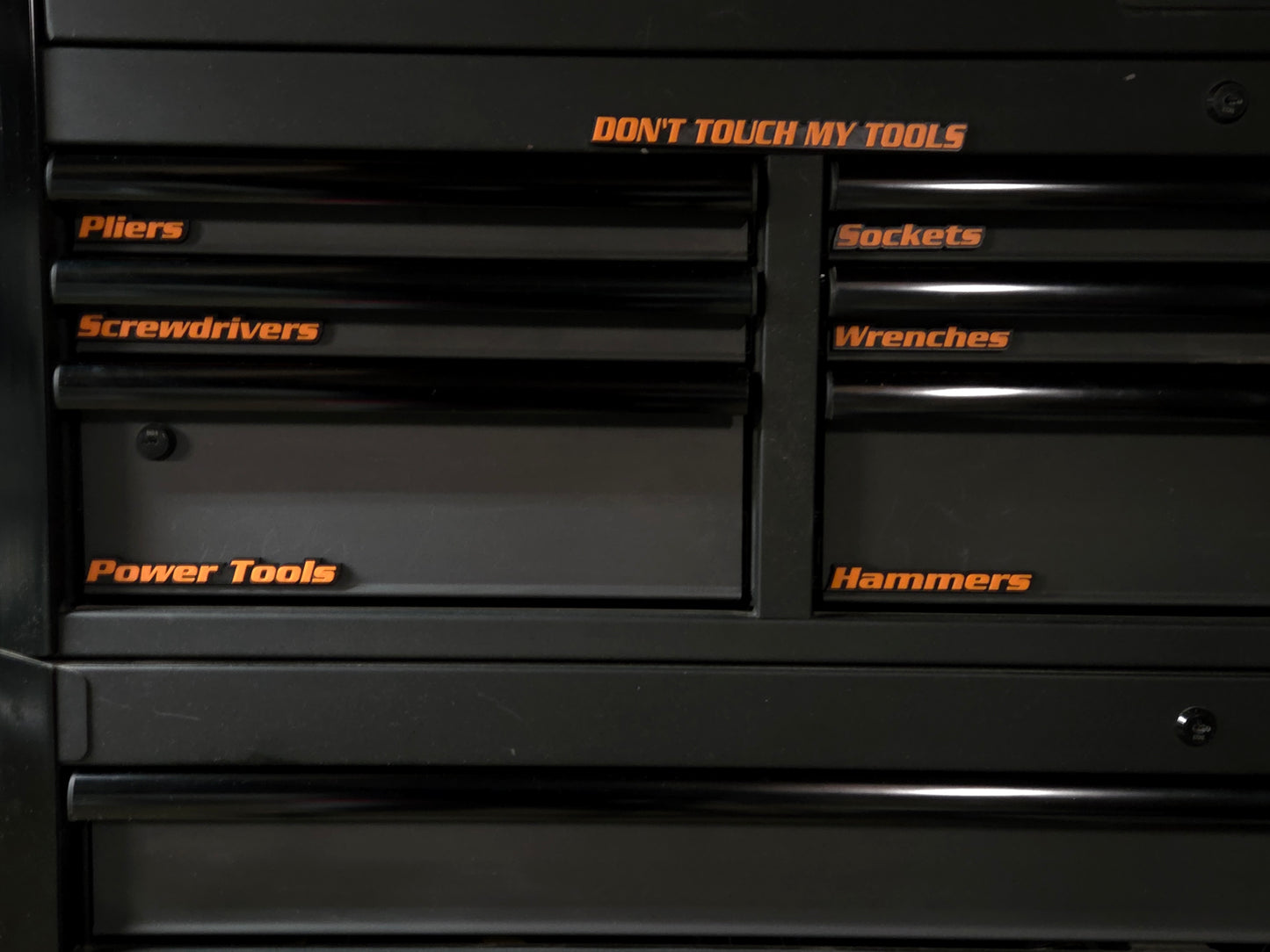 Magnetic Tool Box Labels – 3D Drawer Organizer Magnets – Multiple Colors Options